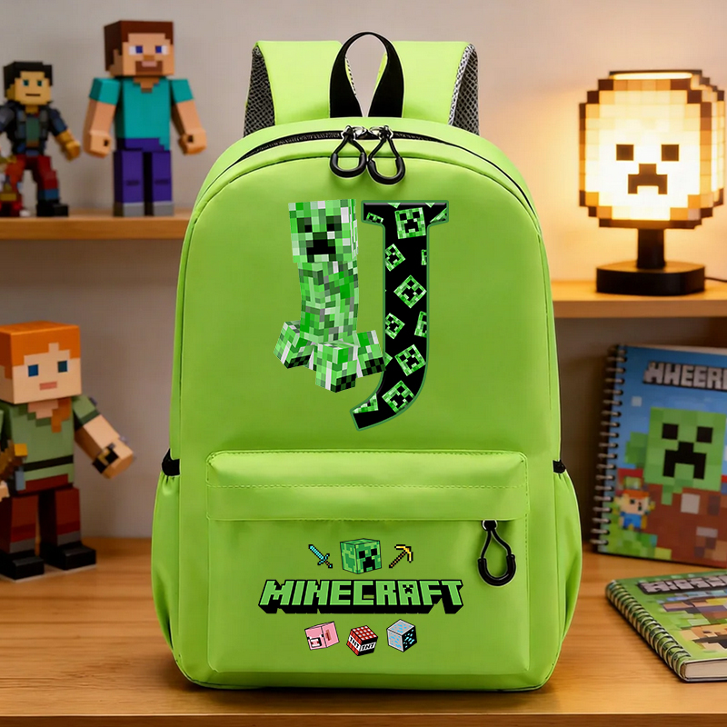 Art Craft Materials - Miner Crafting Pixel Primary School Bag