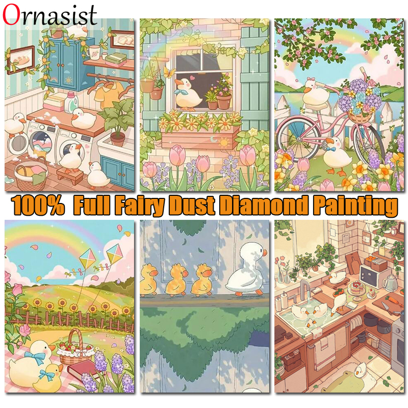 Art Craft Duck - Full Fairy Dust Drill Diamond Painting