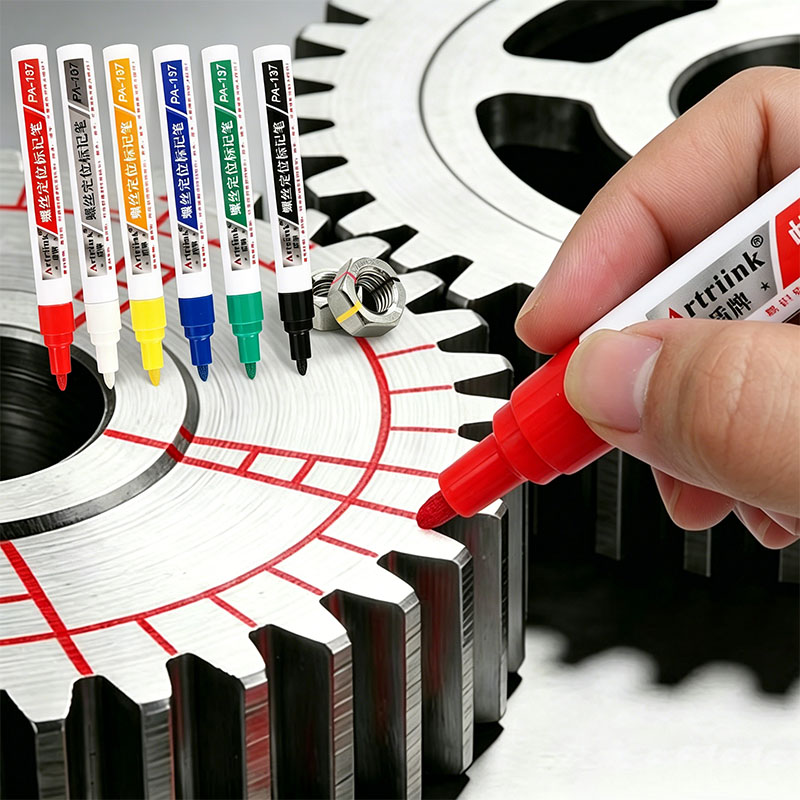 Illustration Marker Set - 12pcs 3mm Tip Automotive Paint Marker