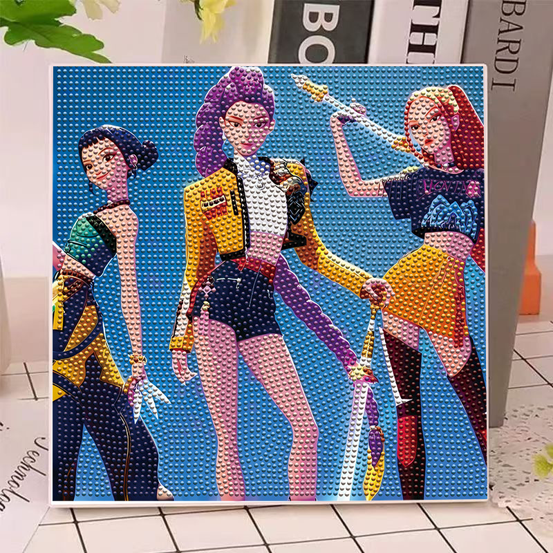 Art Craft Materials - Anime Gilrs Lumi Mila Zoi K-pop