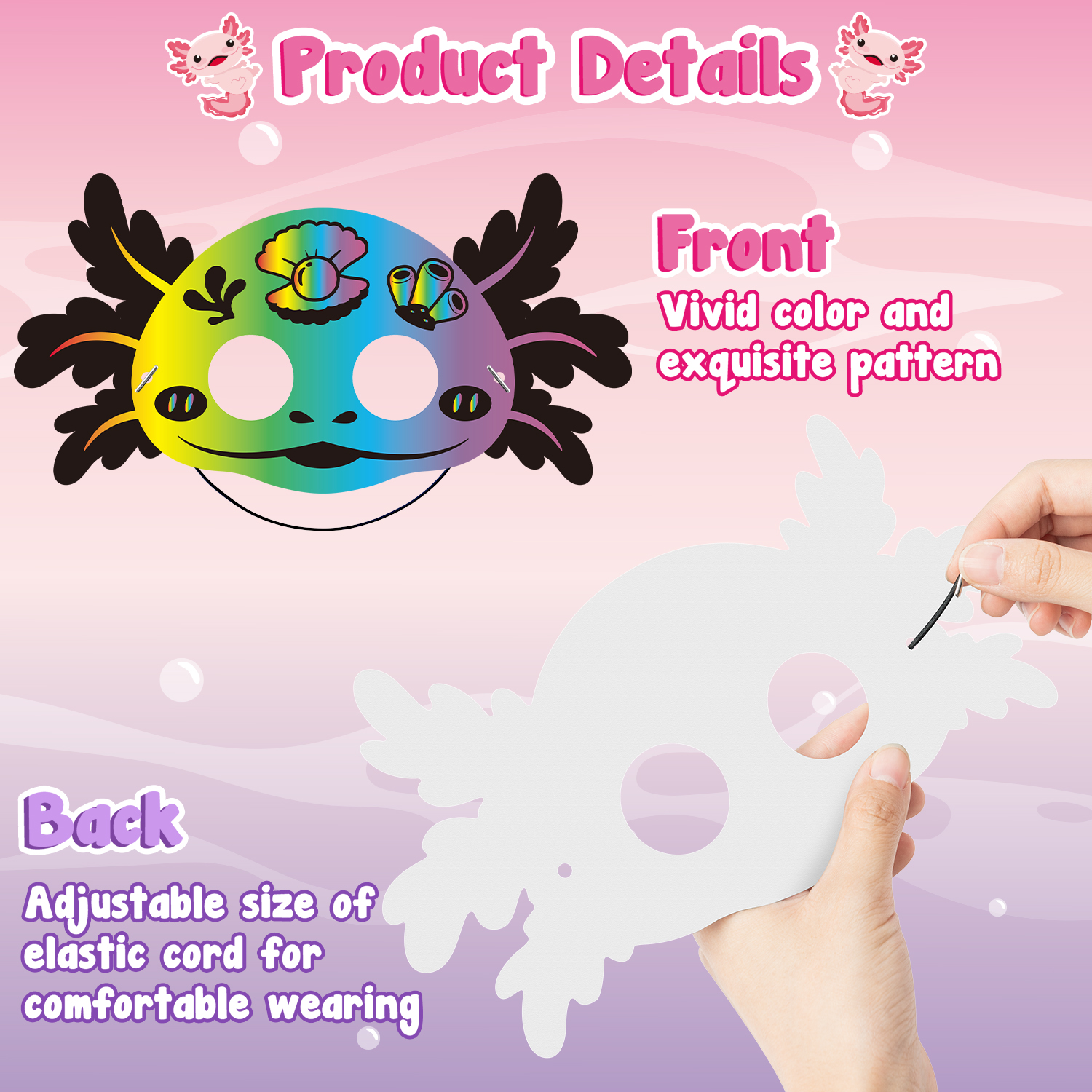 30 Pcs Axolotl Scratch Art Mas - Art Craft Activity reseña y precio