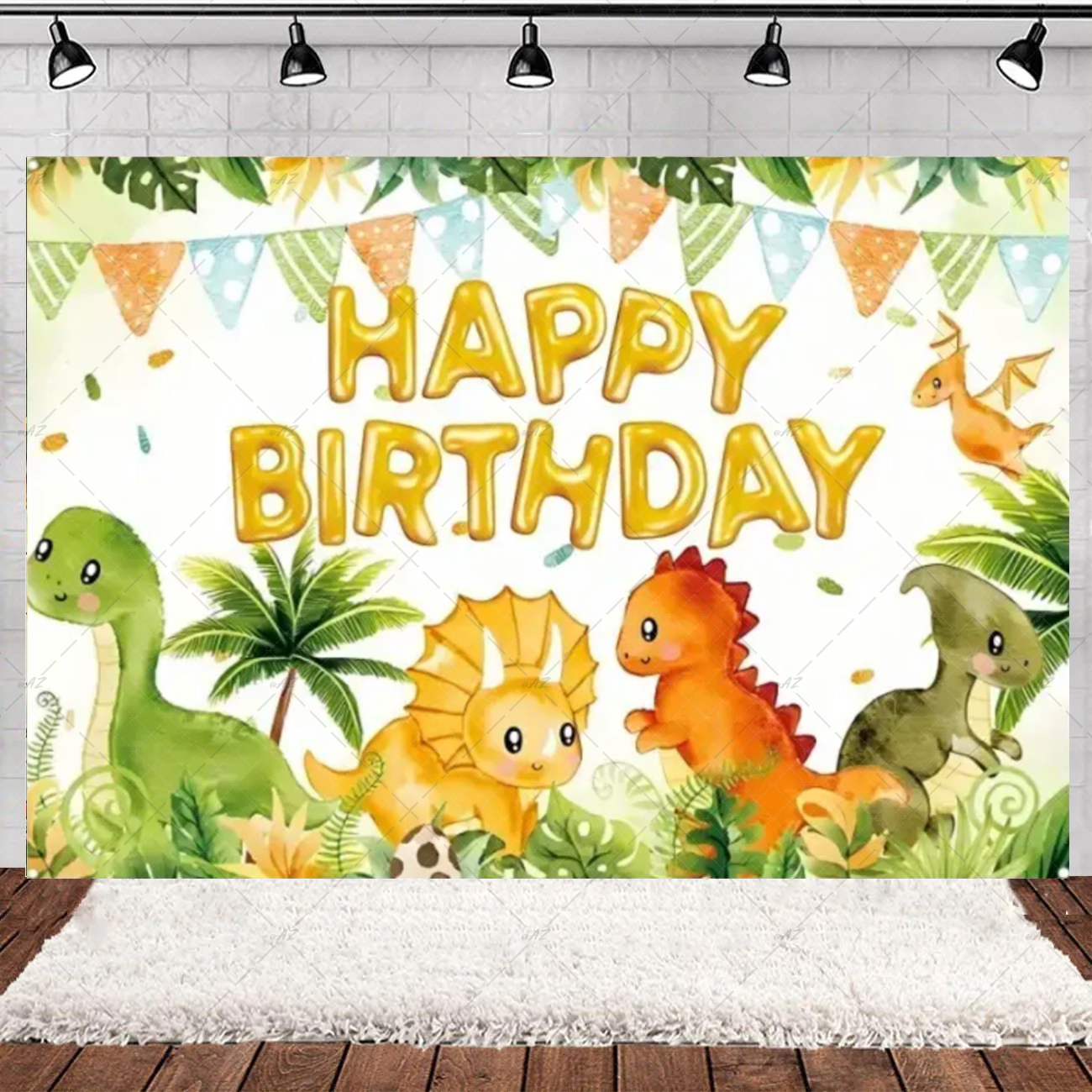Cartoon Dinosaur Kids Birthday - Art Craft Dinosaur reseña y precio