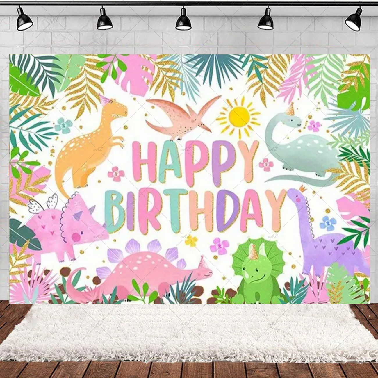 Cartoon Dinosaur Kids Birthday - Art Craft Dinosaur reseña y precio