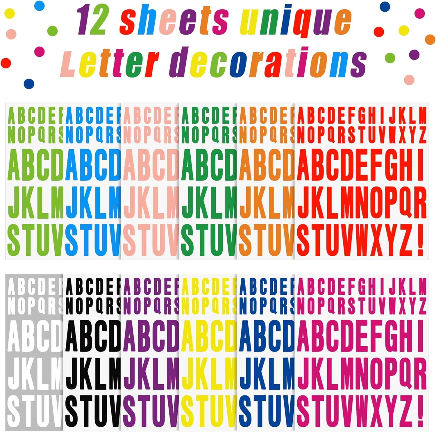 12 sheets 1 inch 2 inch Letter - Art And Craft Letter Z reseña y precio