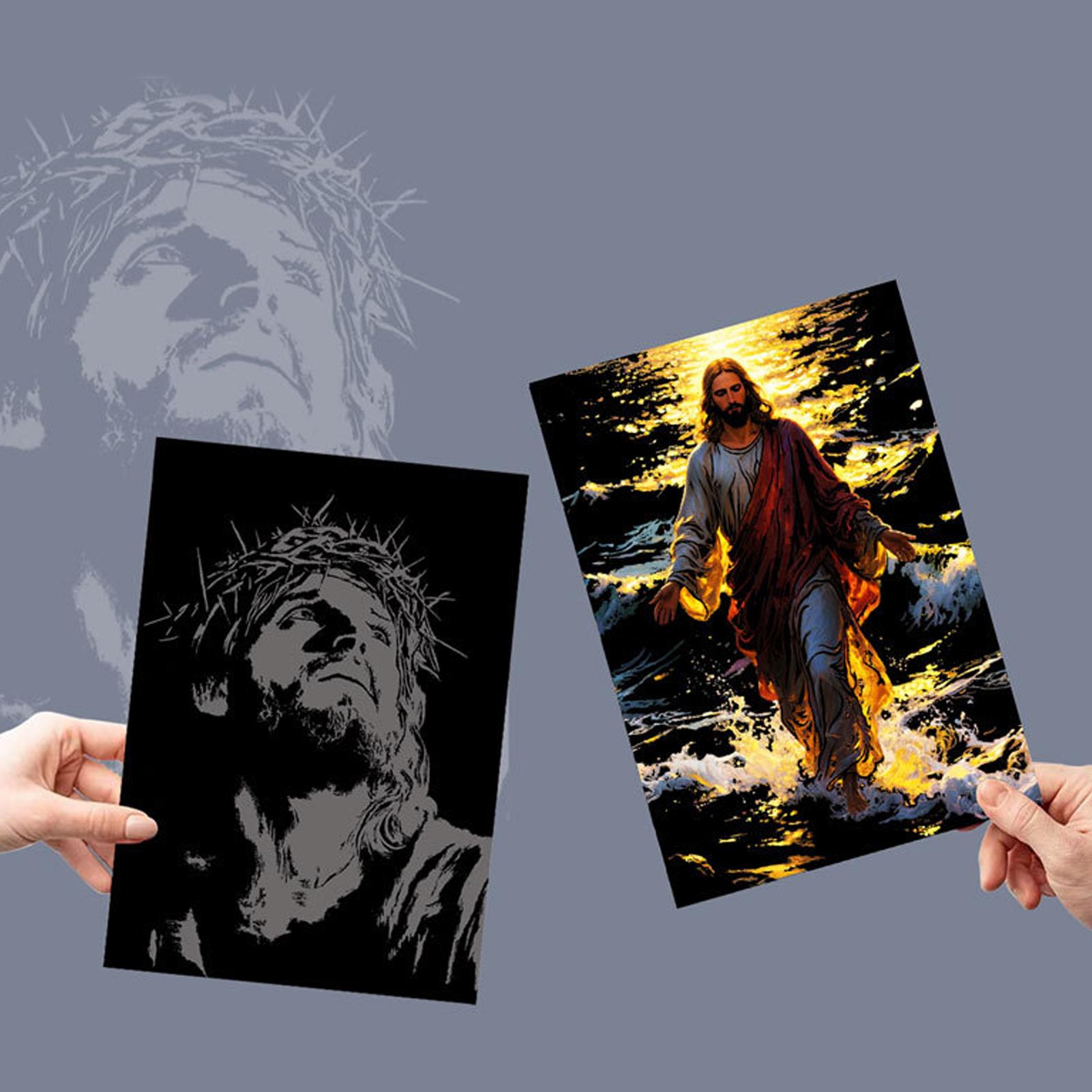 Scratch Book Jesus Scratch Pai - Art Craft Activity reseña y precio