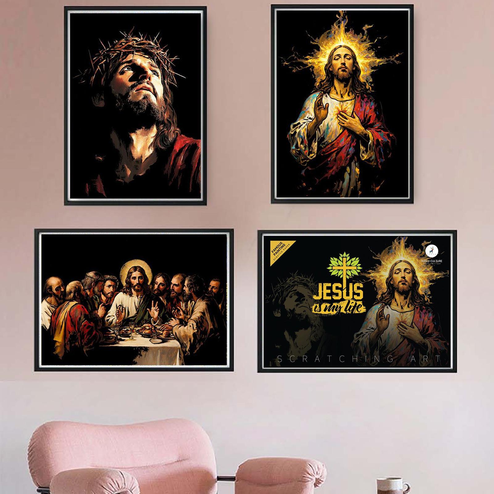 Scratch Book Jesus Scratch Pai - Art Craft Activity reseña y precio