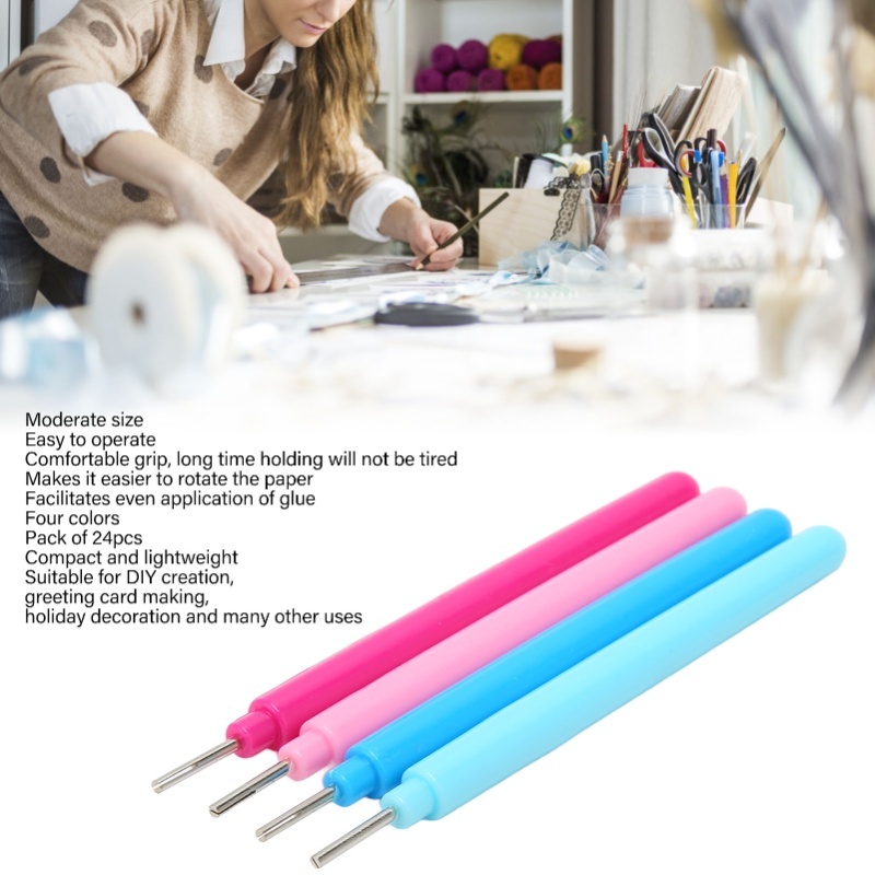 24pcs Paper Quilling Tools 4 C - Art Quilling Craft reseña y precio