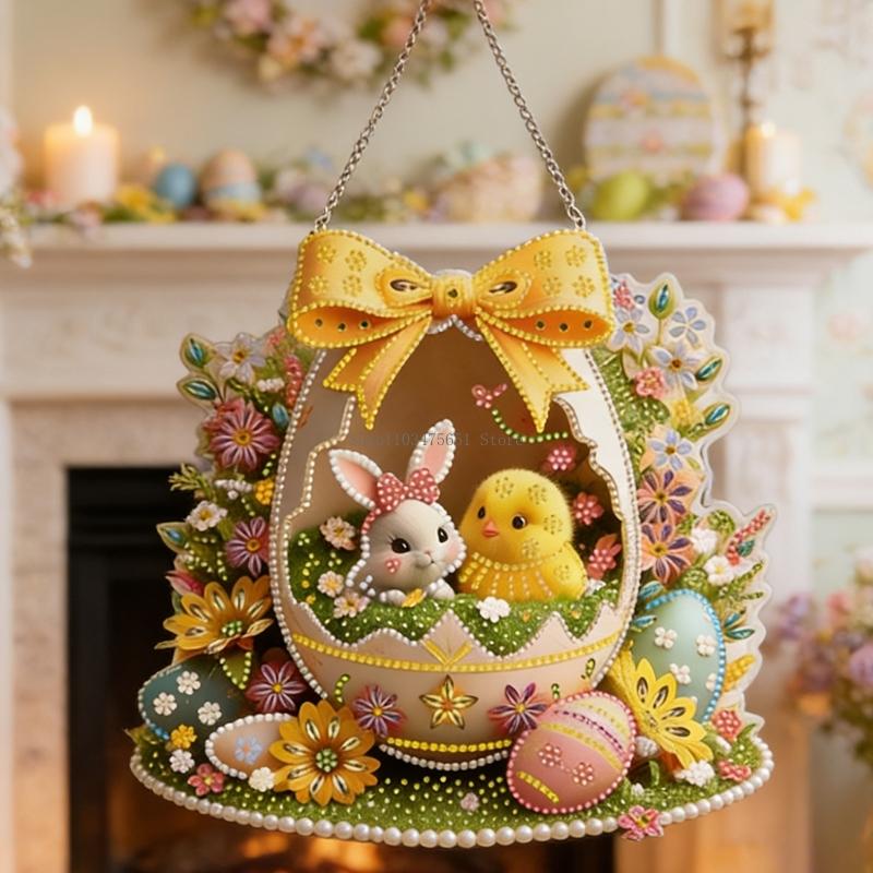 Handmade Easter Wreath Craft S - Art Craft Door reseña y precio