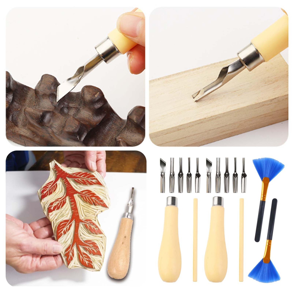 Happy Too.1 Sets Of Linocut To - Linocut Carving Tool reseña y precio