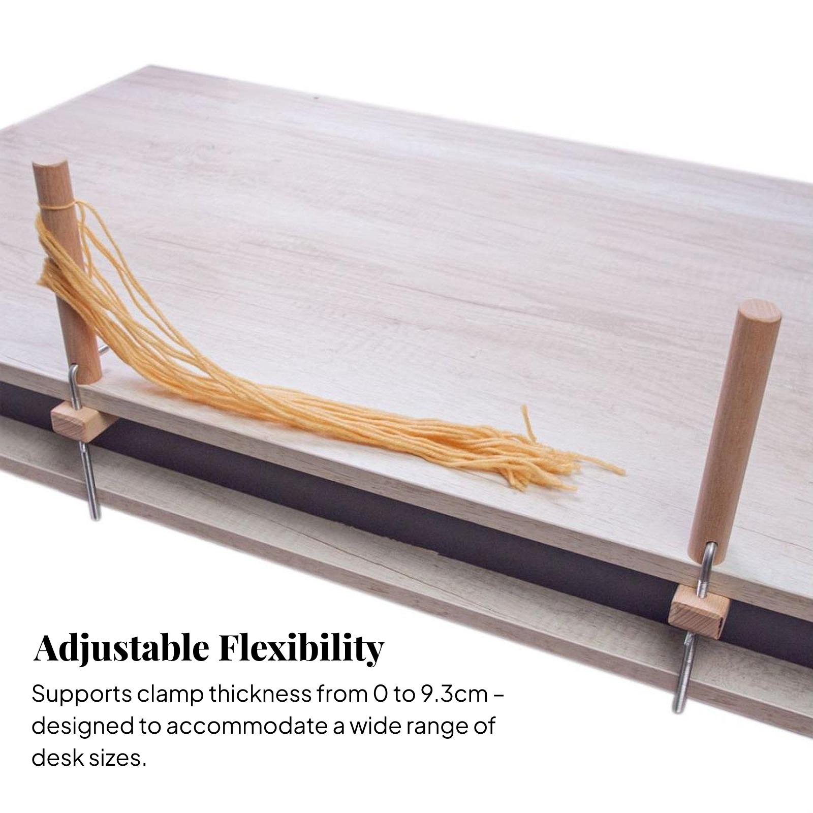 Wooden Warping Pegs Clamp Set  - Loom Weaving Frame reseña y precio