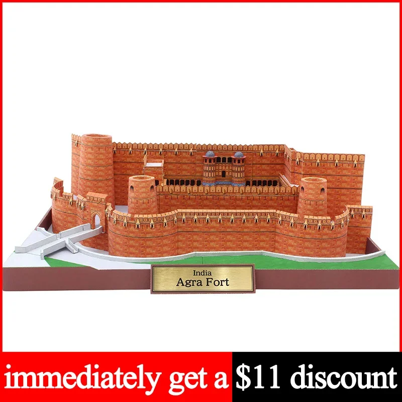India Agra Fort Realistic Fold - Art Craft India reseña y precio