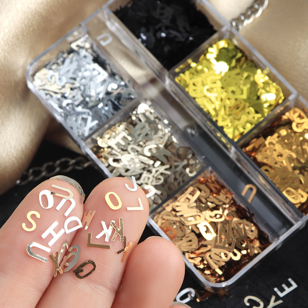6-Grid Box Metallic Alphabet N - Art And Craft Letter Z reseña y precio