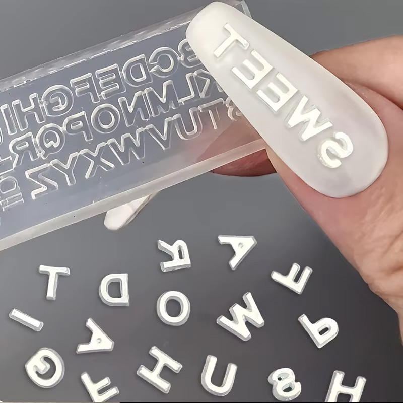 3D Letter Nail Art Silicone Mo - Art And Craft Letter Z reseña y precio