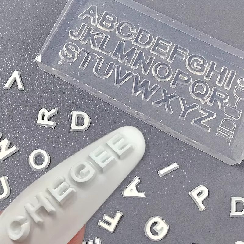 3D Letter Nail Art Silicone Mo - Art And Craft Letter Z reseña y precio