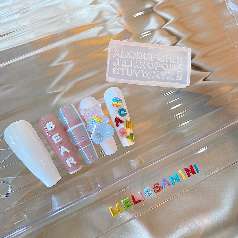 A-Z Letters Nail Art Silicone  - Art And Craft Letter Z reseña y precio