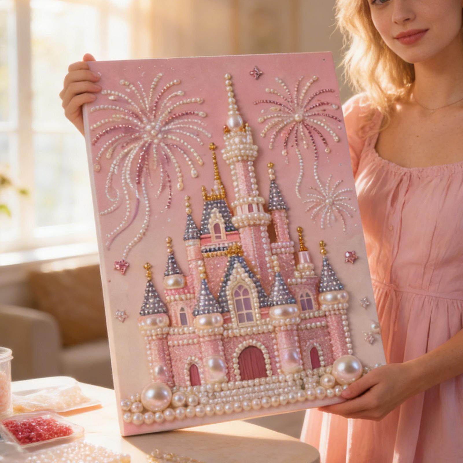 DIY Pearl Painting Kit Beaded  - Art Craft Activity reseña y precio