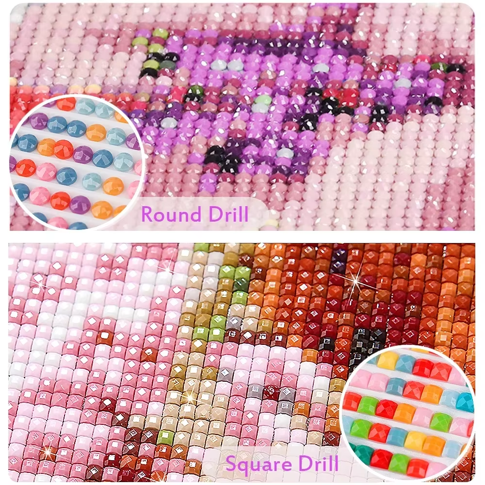 1 Set Round Diamond 5D DIY Dia - Art Craft Duck reseña y precio