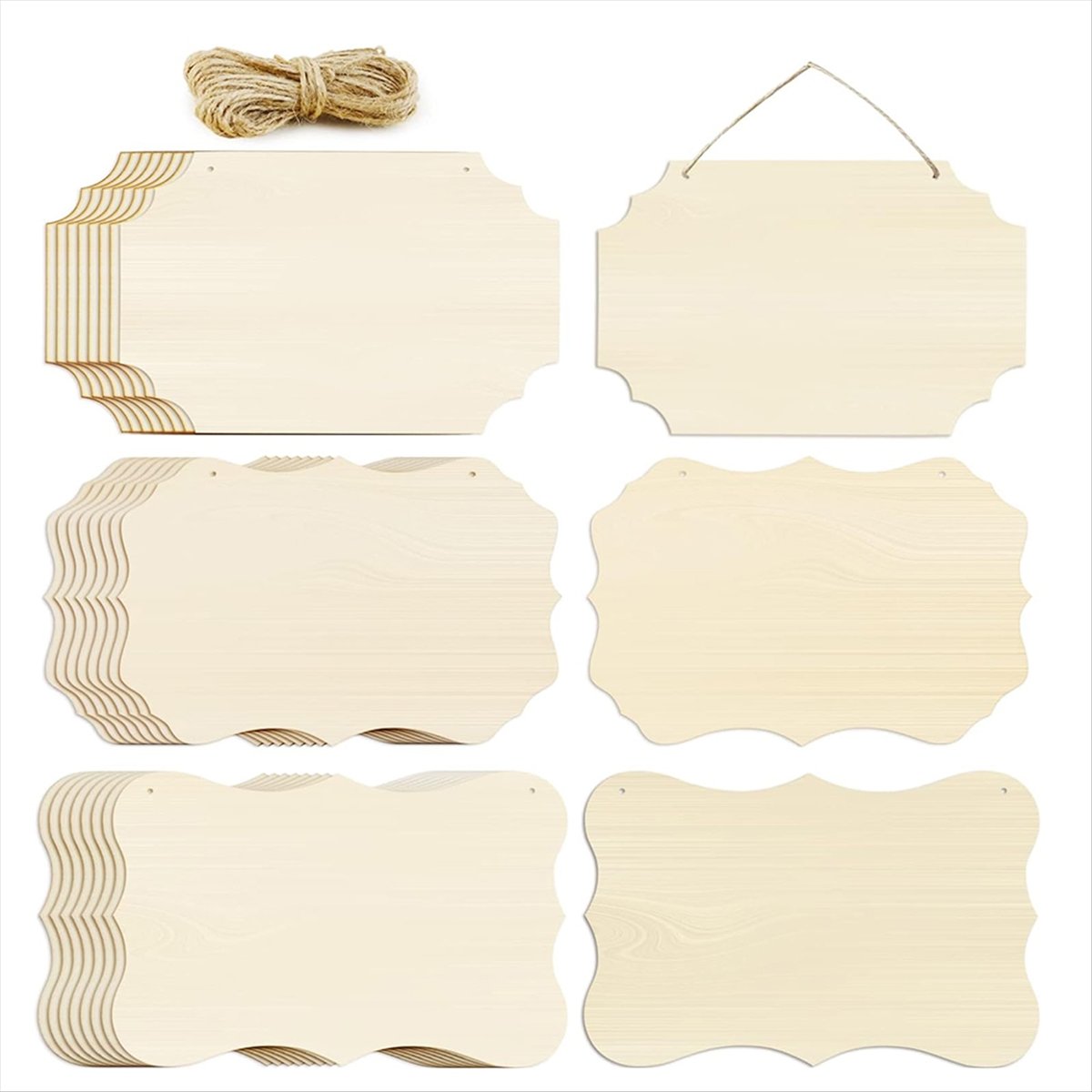 A56K 24 Pcs Unfinished Hanging - Art Craft Door reseña y precio