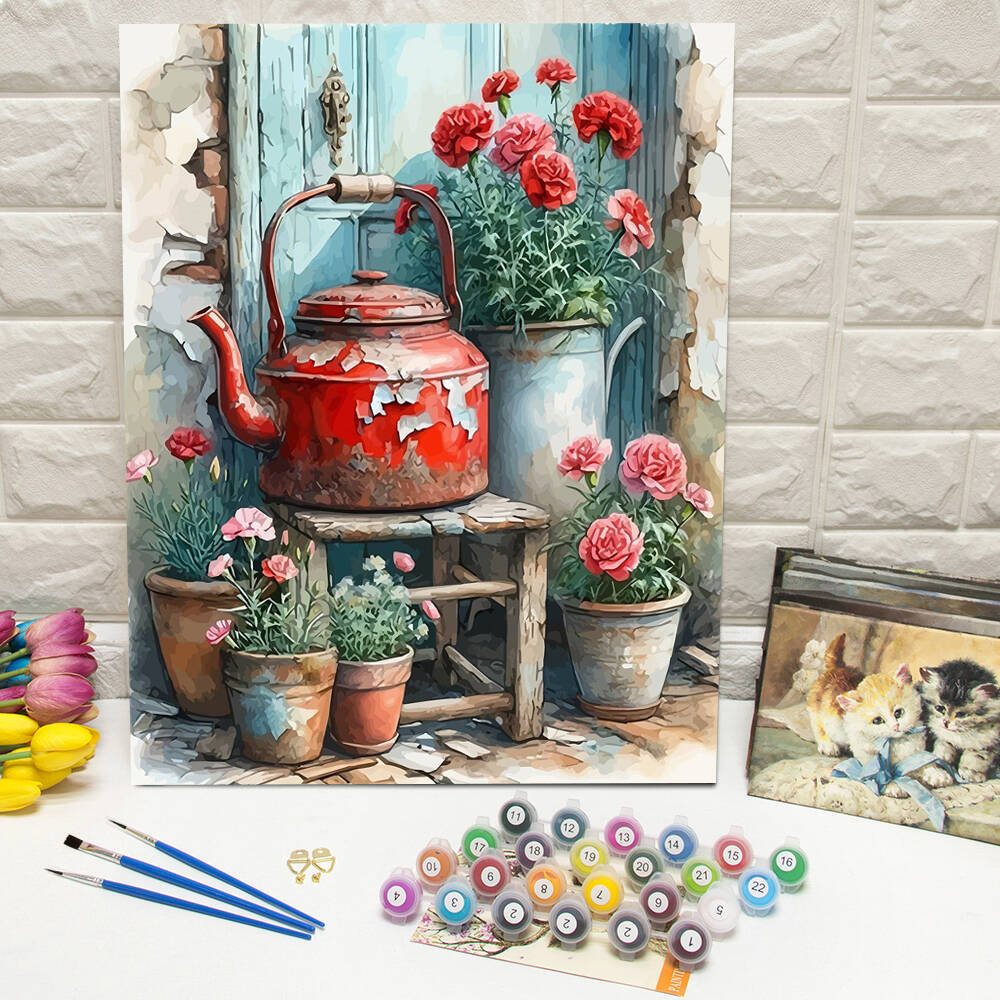 DIY Digital Oil Painting Kettl - Art Craft Door reseña y precio