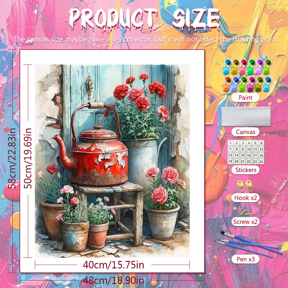 DIY Digital Oil Painting Kettl - Art Craft Door reseña y precio