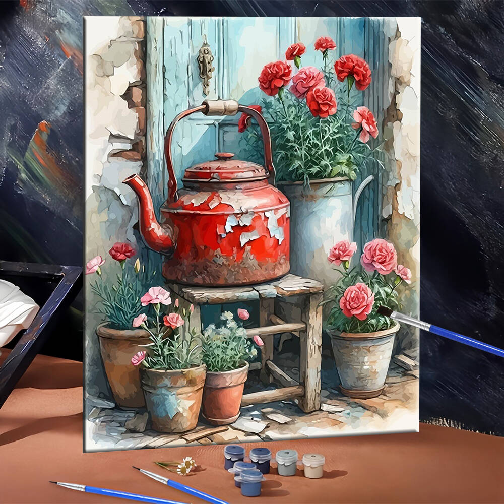 DIY Digital Oil Painting Kettl - Art Craft Door reseña y precio