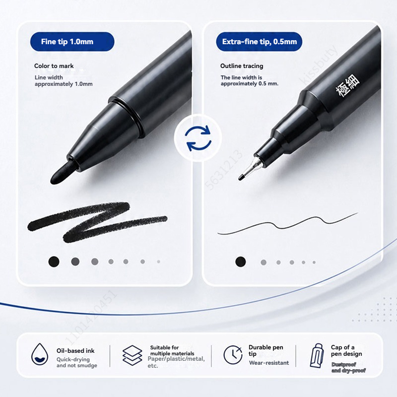 3-100Pcs/set Oil Double Tip Ar - Illustration Marker Set reseña y precio