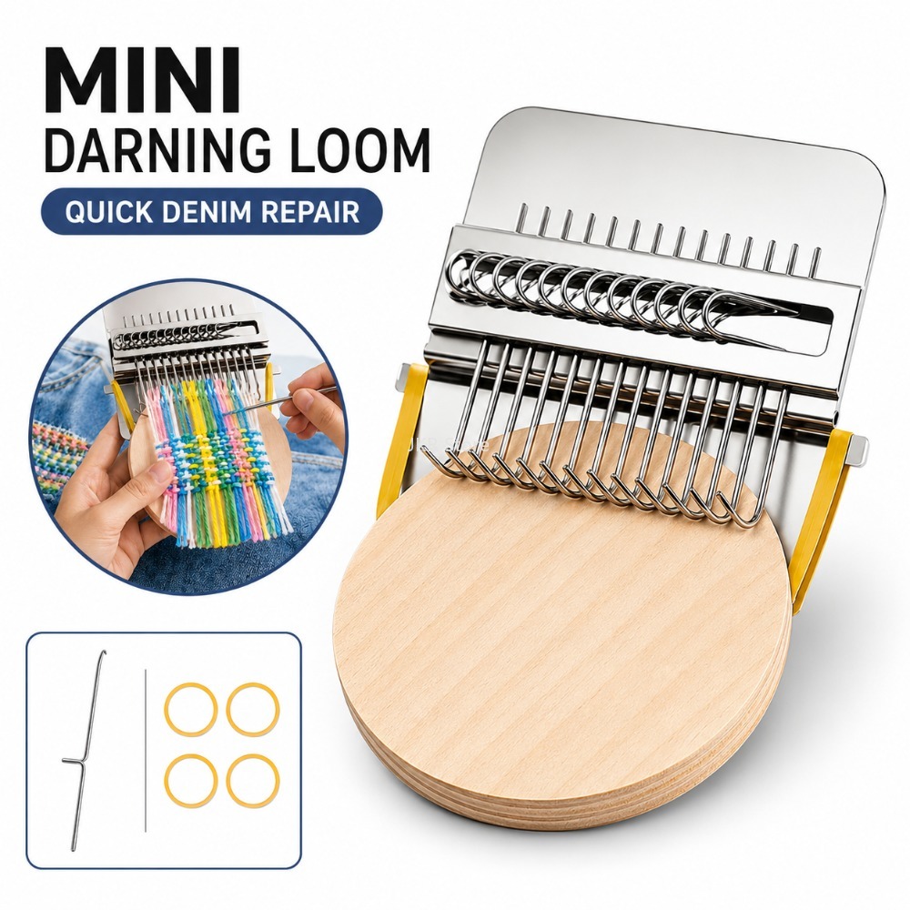 Small Loom Knitting Frame Wood - Loom Weaving Frame reseña y precio