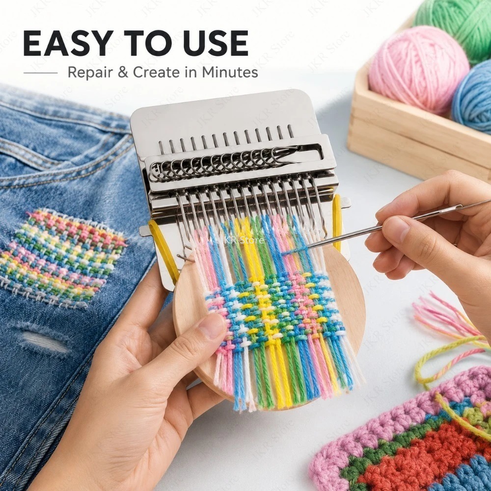 Small Loom Knitting Frame Wood - Loom Weaving Frame reseña y precio