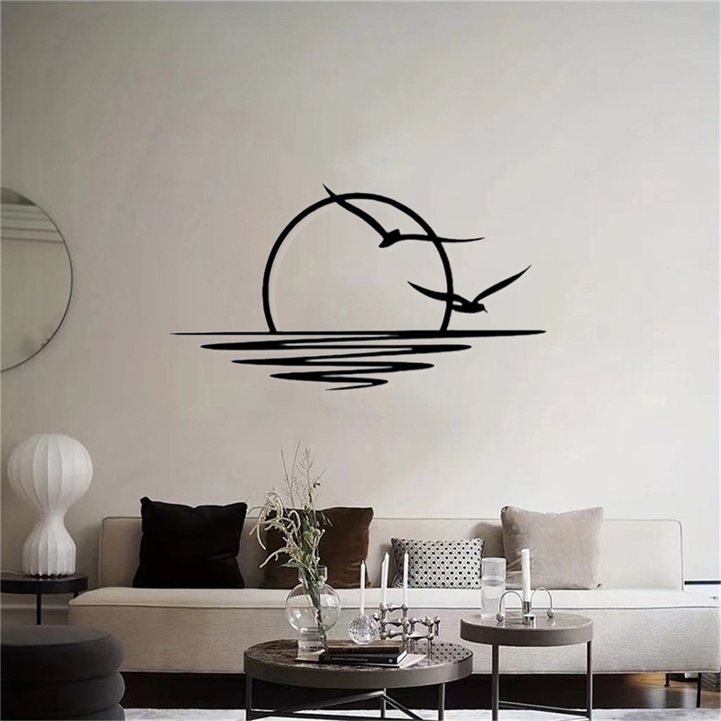 Metal Wall Art Sun Sea Gull Cr - Art Craft Door reseña y precio