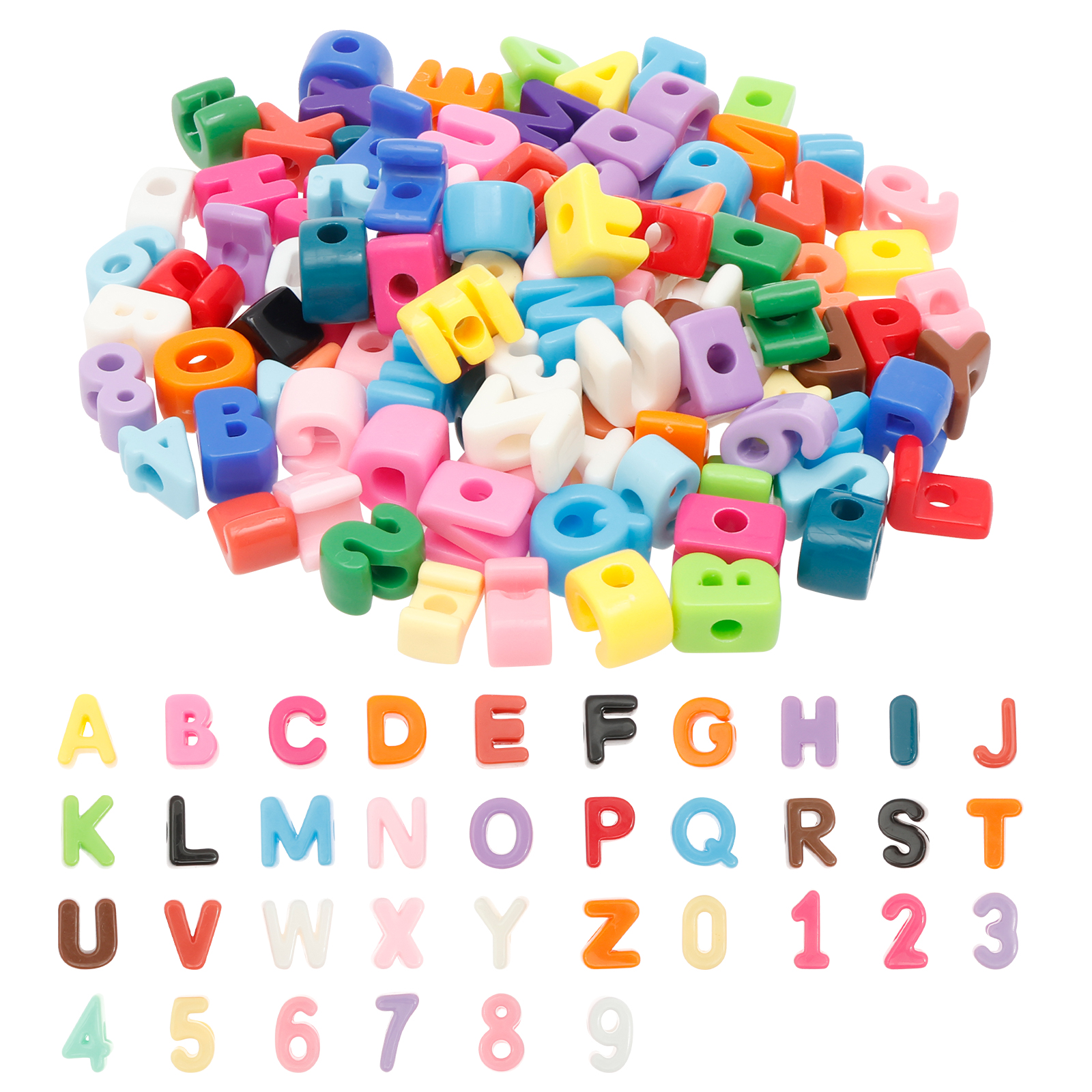 36/108Pcs 6mm Hole Chunky Acry - Art And Craft Letter Z reseña y precio