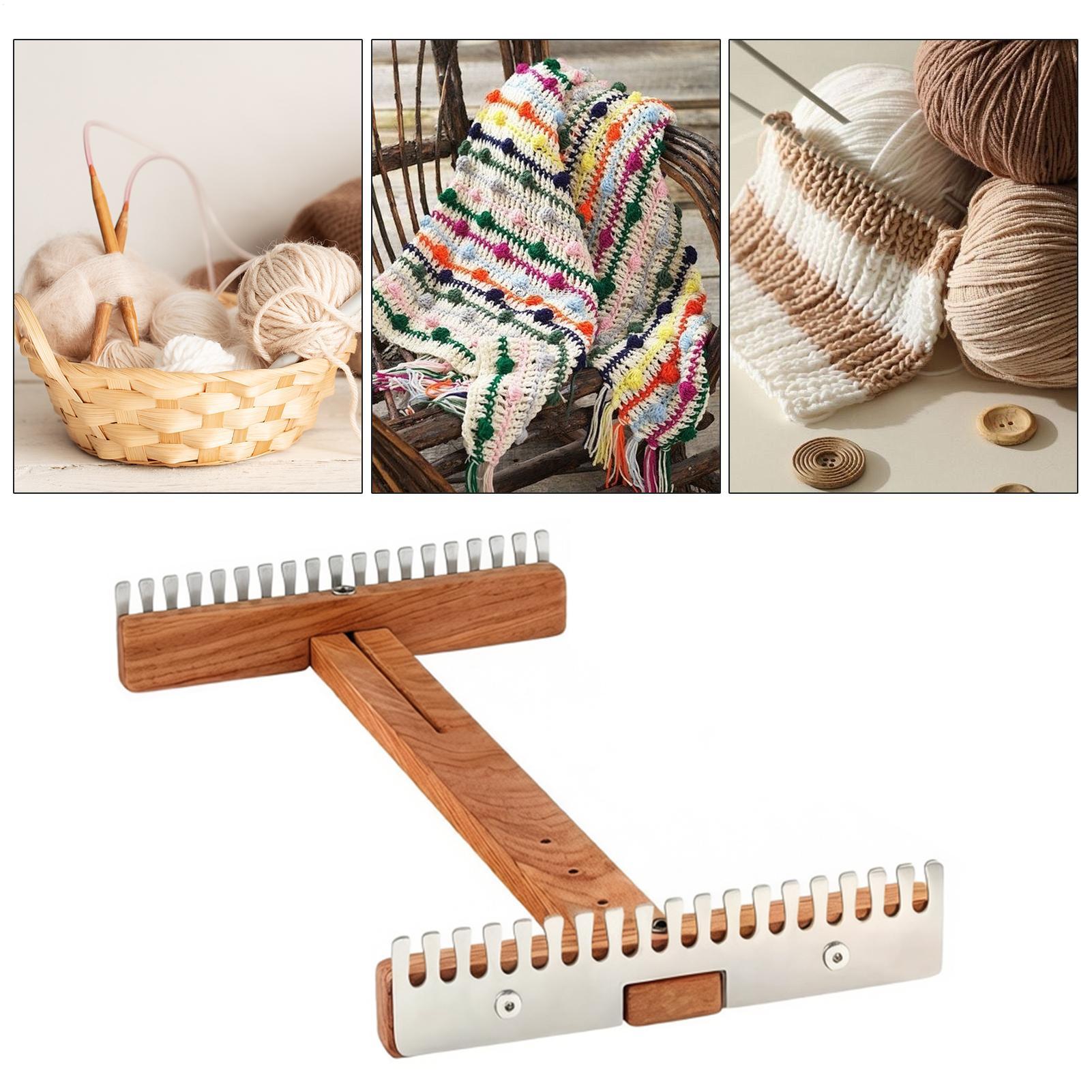 Weaving Loom Wooden Adjustable - Loom Weaving Frame reseña y precio