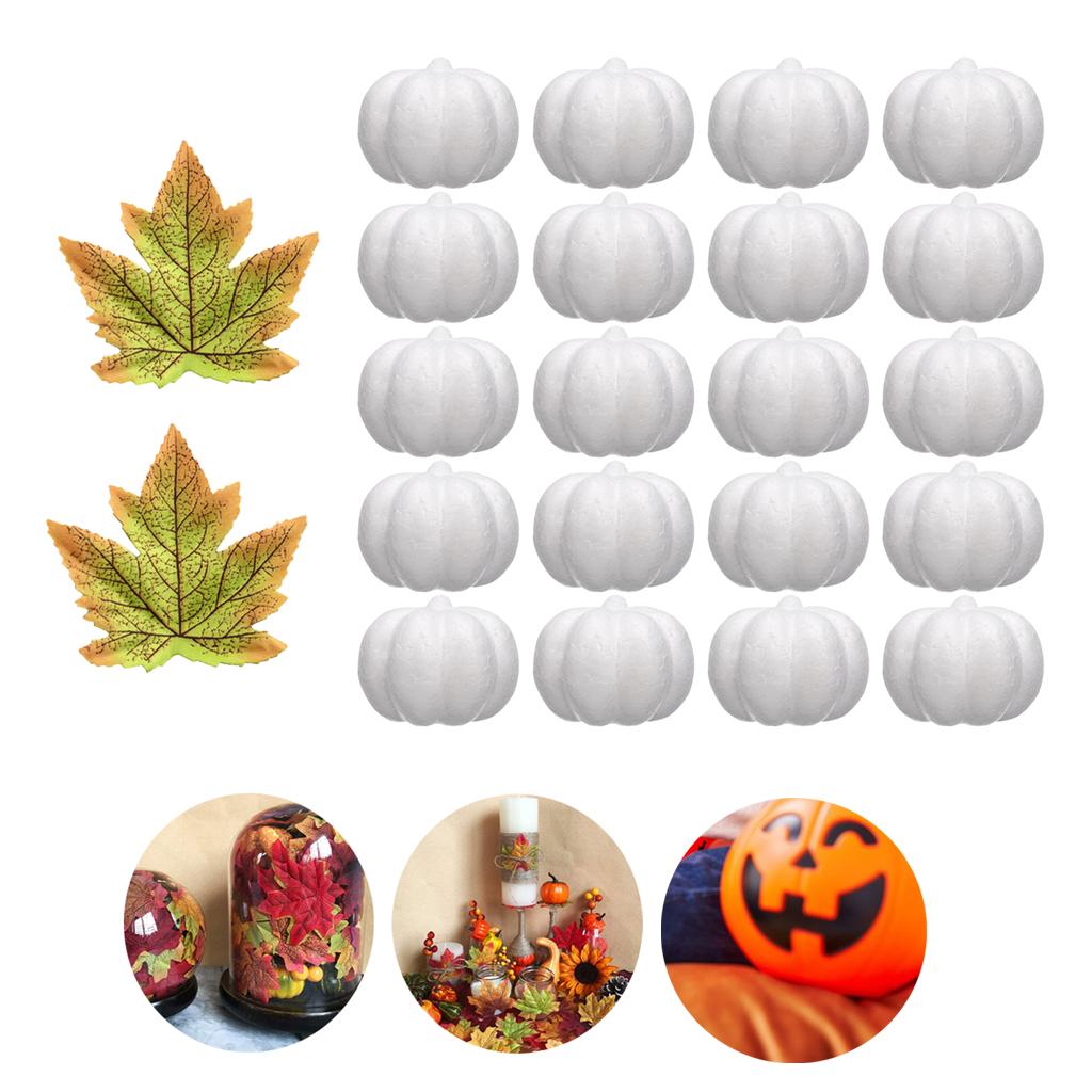 Foam Pumpkins Handmade Simulat - Art Craft Party reseña y precio