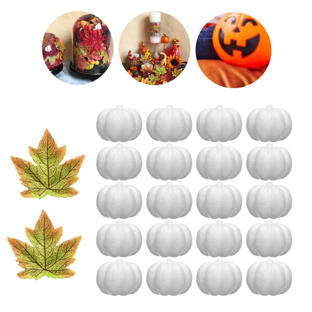 Foam Pumpkins Handmade Simulat - Art Craft Party reseña y precio