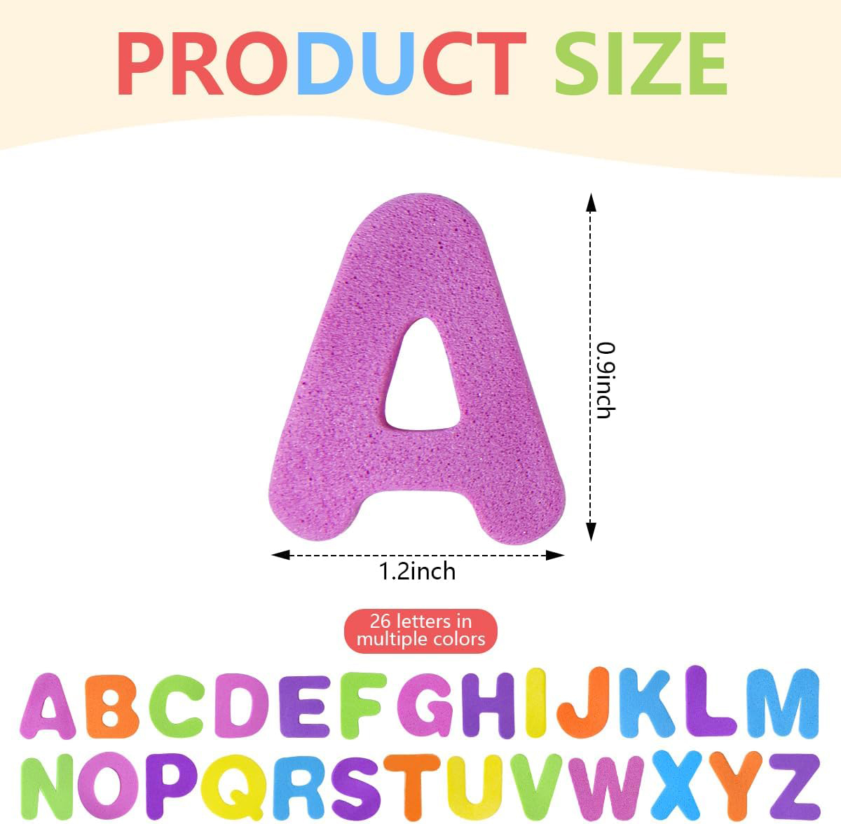 156-468pcs Foam Letter Sticker - Art And Craft Letter Z reseña y precio