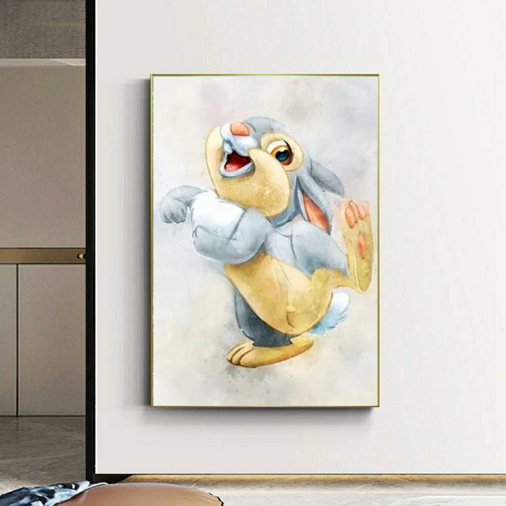 Disney Bambi Thumper Watercolo - Art Craft Disney reseña y precio
