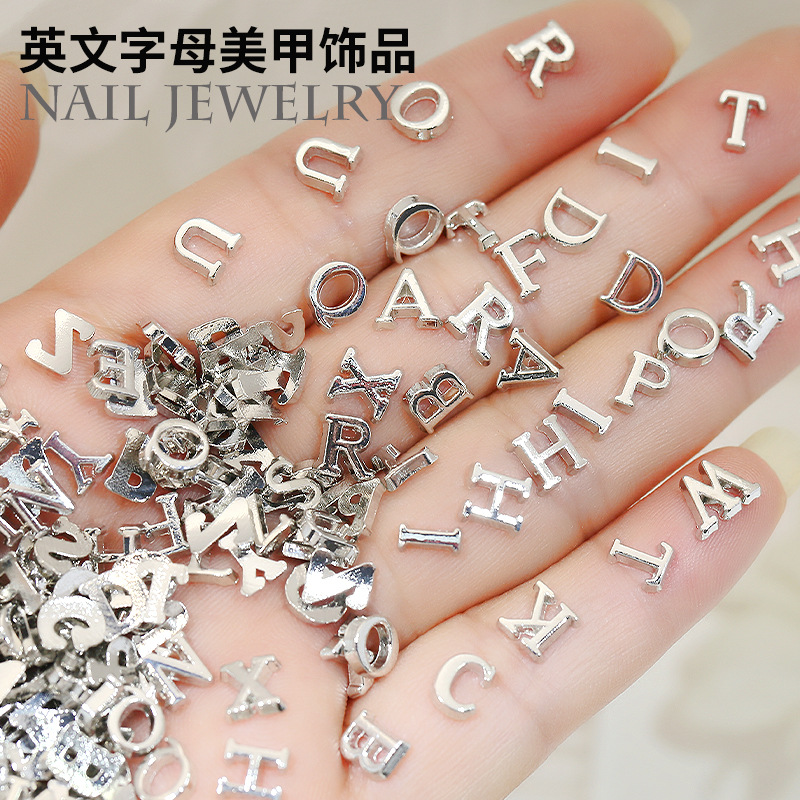 26Pcs 3D Silver Alphabet A-Z E - Art And Craft Letter Z reseña y precio