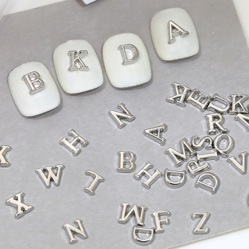 26Pcs 3D Silver Alphabet A-Z E - Art And Craft Letter Z reseña y precio