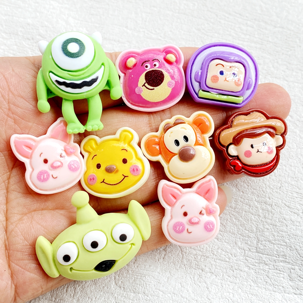 10Pcs Resin Cartoon Animation  - Dinosaur And Craft reseña y precio