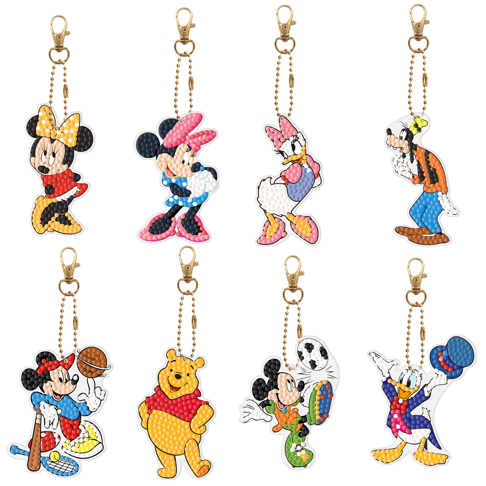 Mickey Minnie Donald Duck DIY  - Art Craft Duck reseña y precio