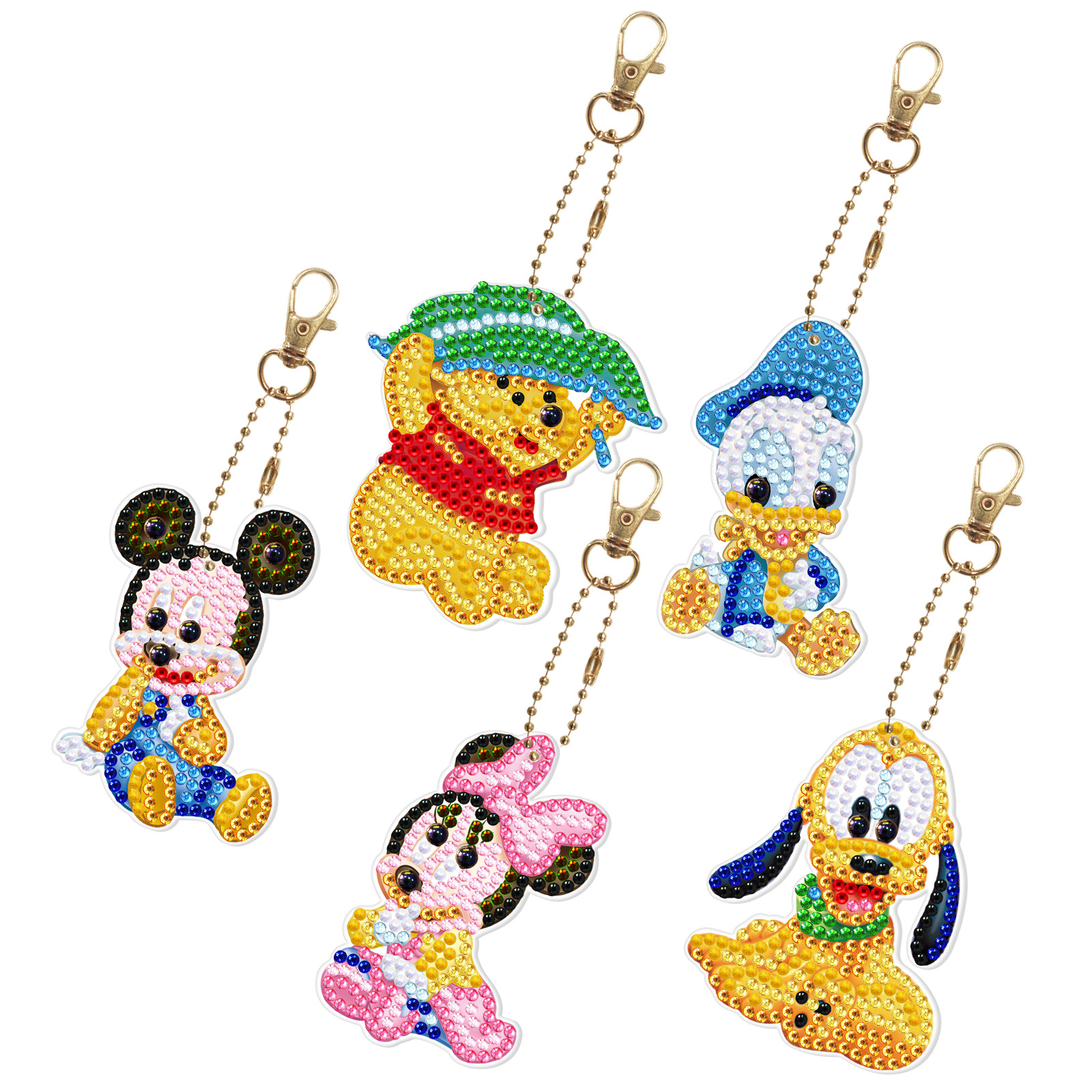 Mickey Minnie Donald Duck DIY  - Art Craft Duck reseña y precio