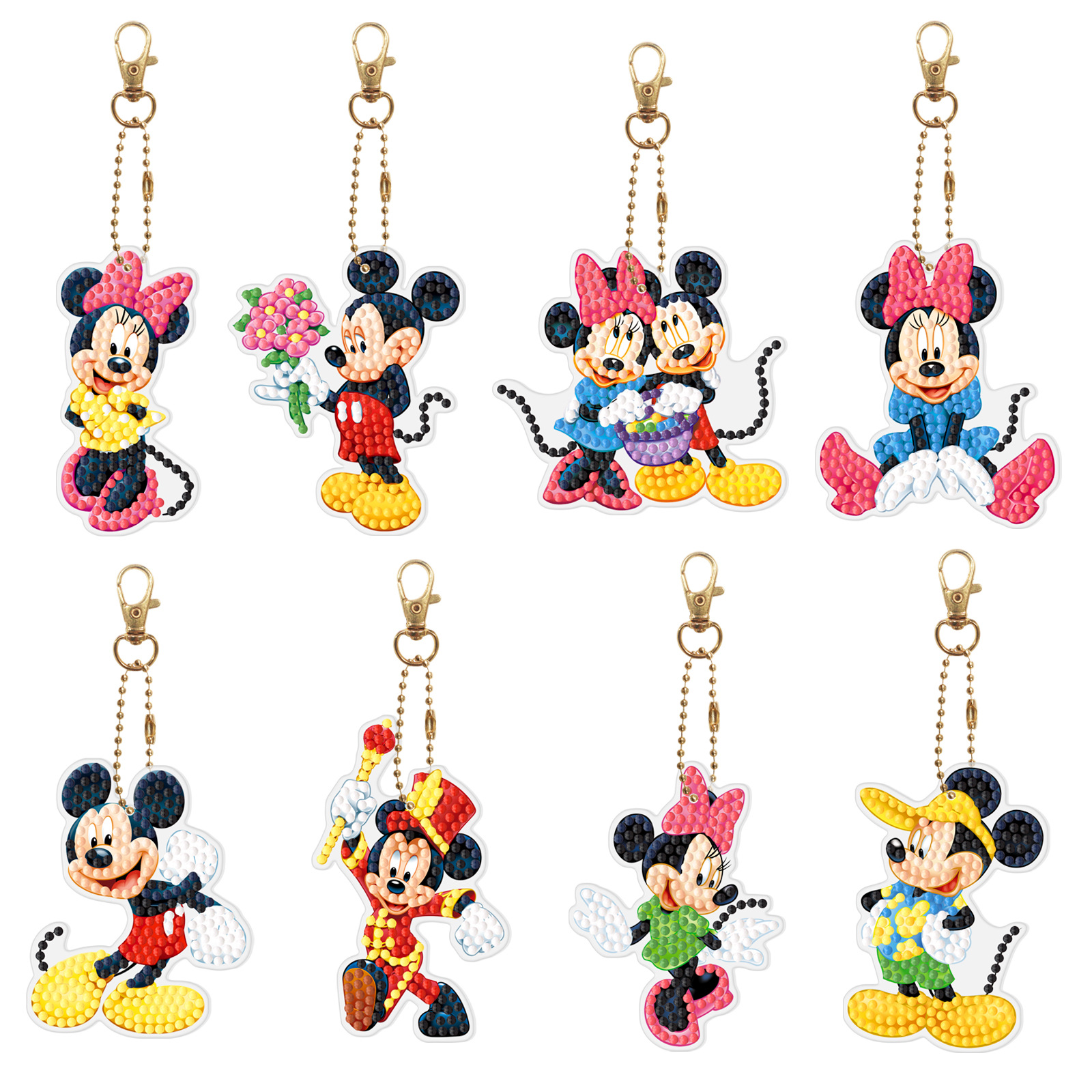 Mickey Minnie Donald Duck DIY  - Art Craft Duck reseña y precio