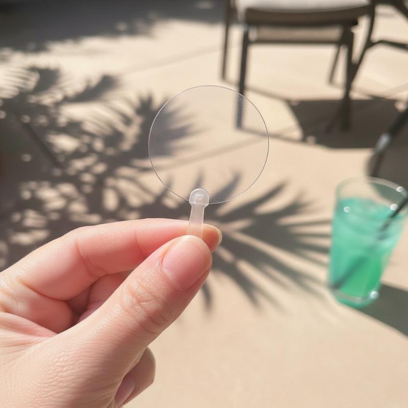 Mini Blank Transparent Fans 5c - Art Craft Activity reseña y precio