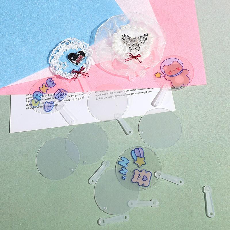 Mini Blank Transparent Fans 5c - Art Craft Activity reseña y precio