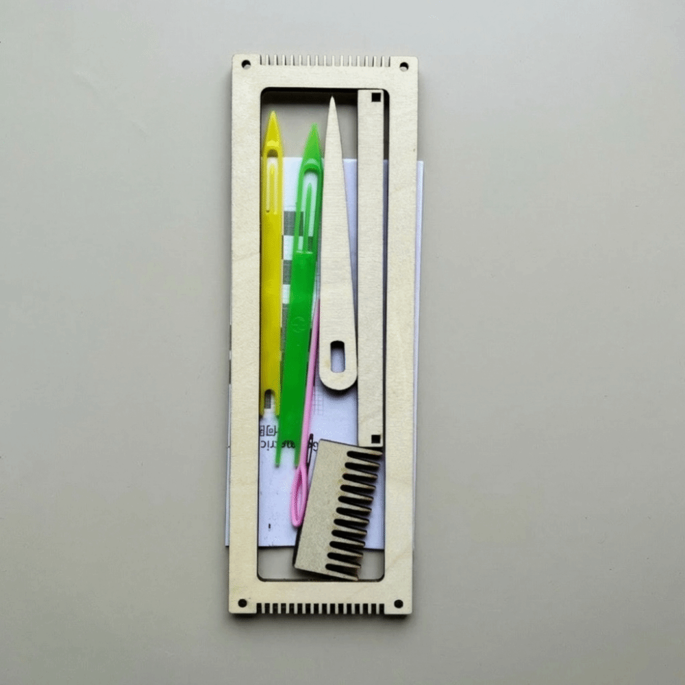 Wooden Mini Loom Machine Light - Loom Weaving Frame reseña y precio