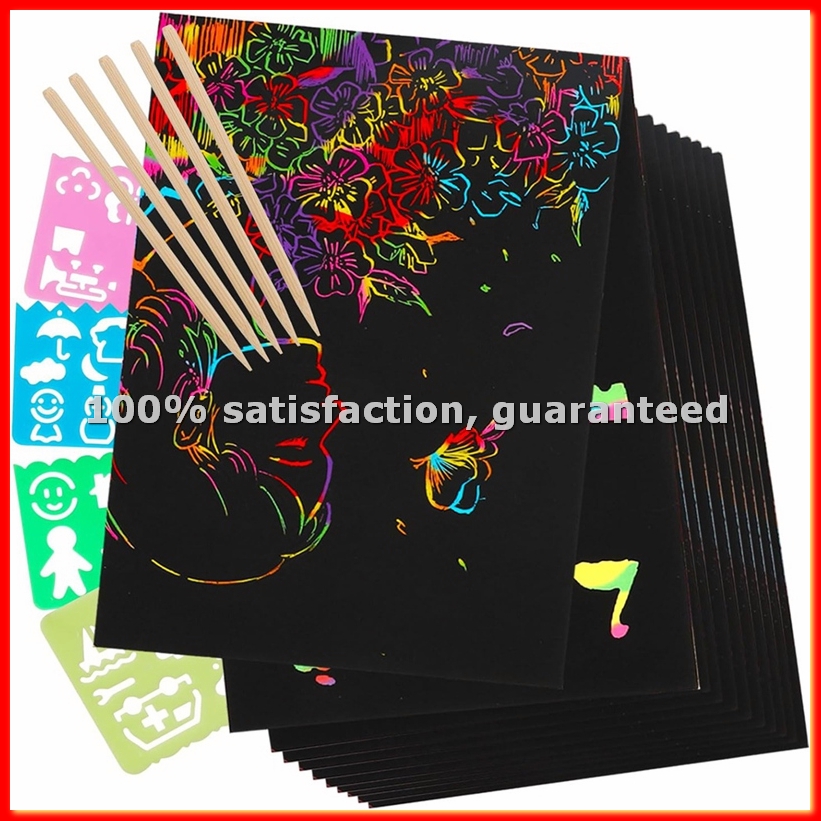 Scratch Paper Art Set, Black C - Art Craft Party reseña y precio