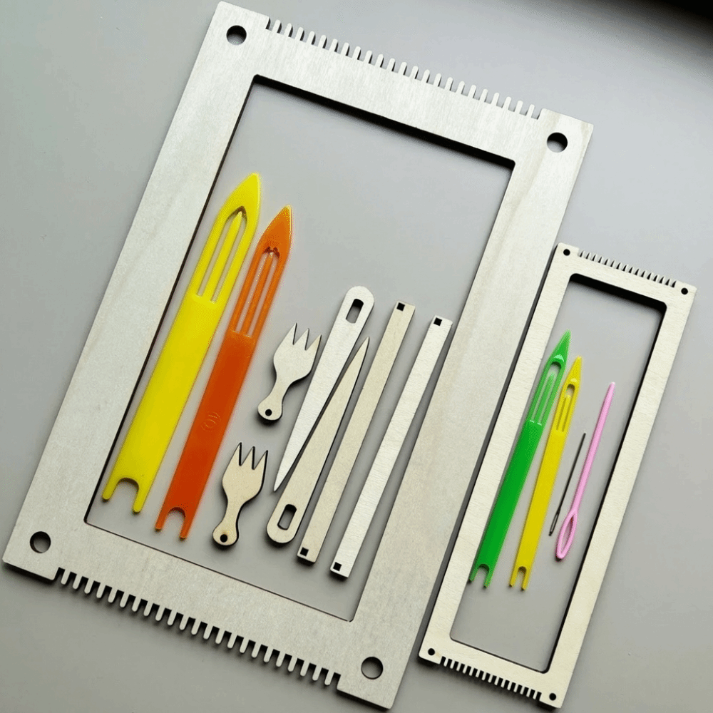 Wooden Mini Loom Machine Small - Loom Weaving Frame reseña y precio