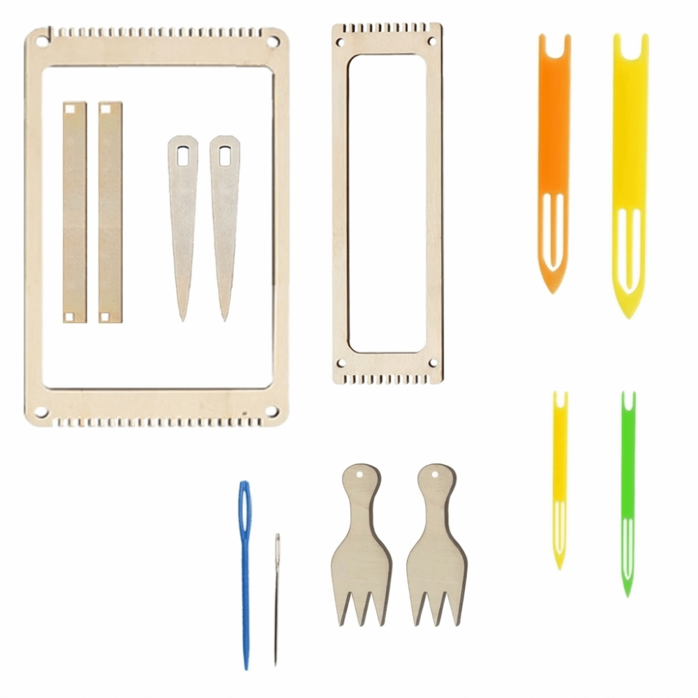 Wooden Mini Loom Machine Small - Loom Weaving Frame reseña y precio