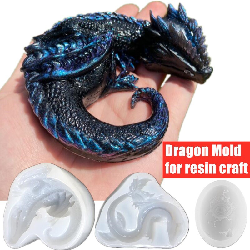 3 Styles Mirror Sleepy Dragon  - Dinosaur And Craft reseña y precio