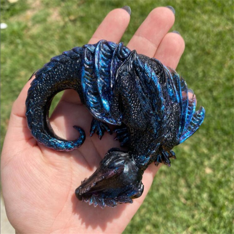 3 Styles Mirror Sleepy Dragon  - Dinosaur And Craft reseña y precio