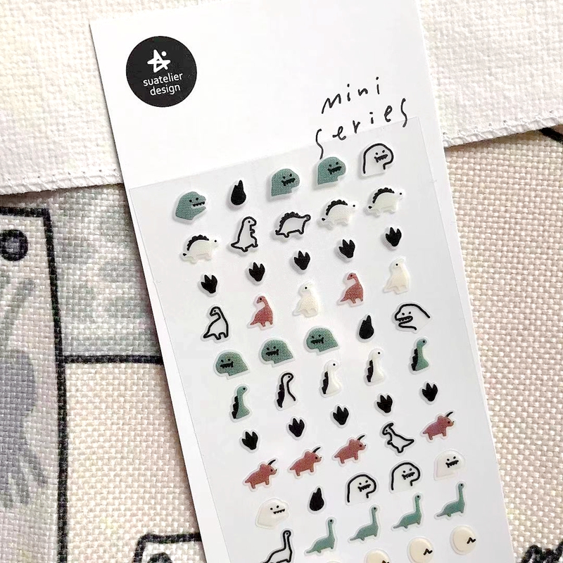 Suatelier Mini Stickers Korean - Dinosaur And Craft reseña y precio